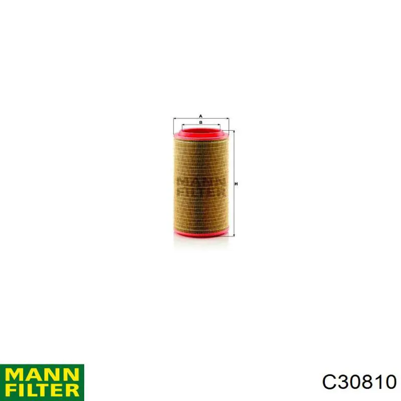 C30810 Mann-Filter filtro de aire