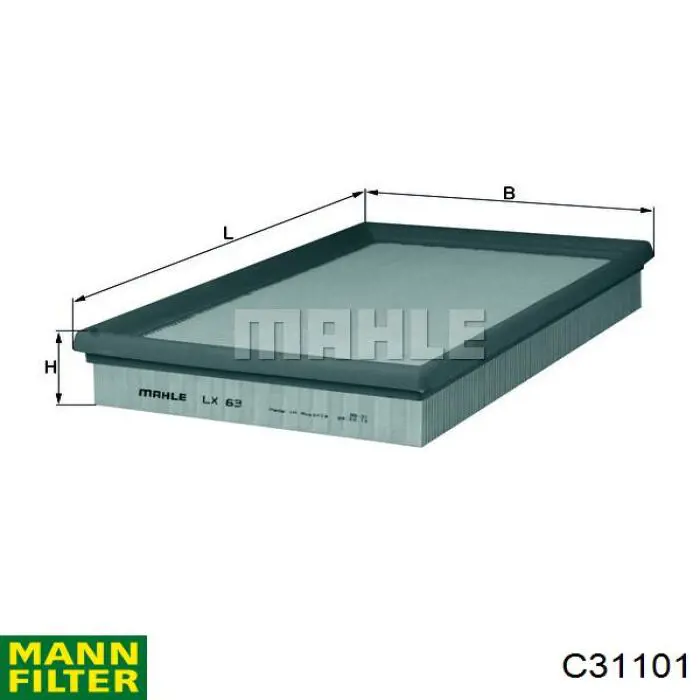 C31101 Mann-Filter filtro de aire