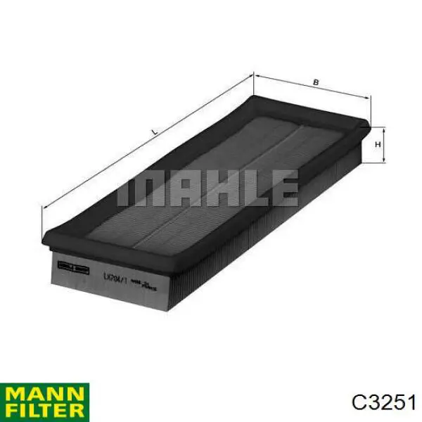 C3251 Mann-Filter filtro de aire