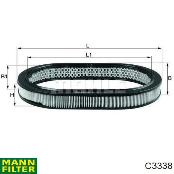 C3338 Mann-Filter filtro de aire