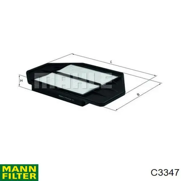 C3347 Mann-Filter filtro de aire