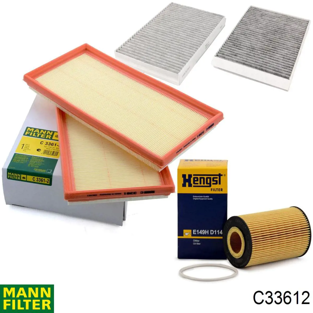 C 3361-2 Mann-Filter filtro de aire
