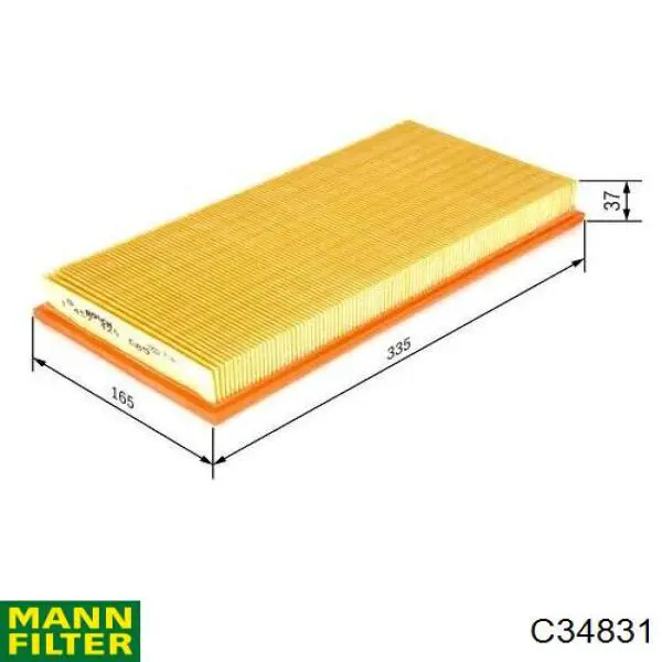 Comprar C34831 Mann-Filter Filtro de aire