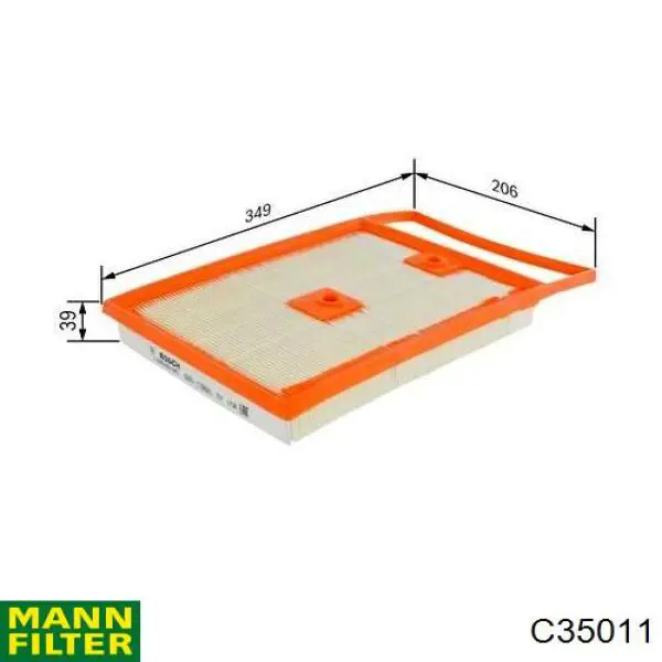 C35011 Mann-Filter filtro de aire