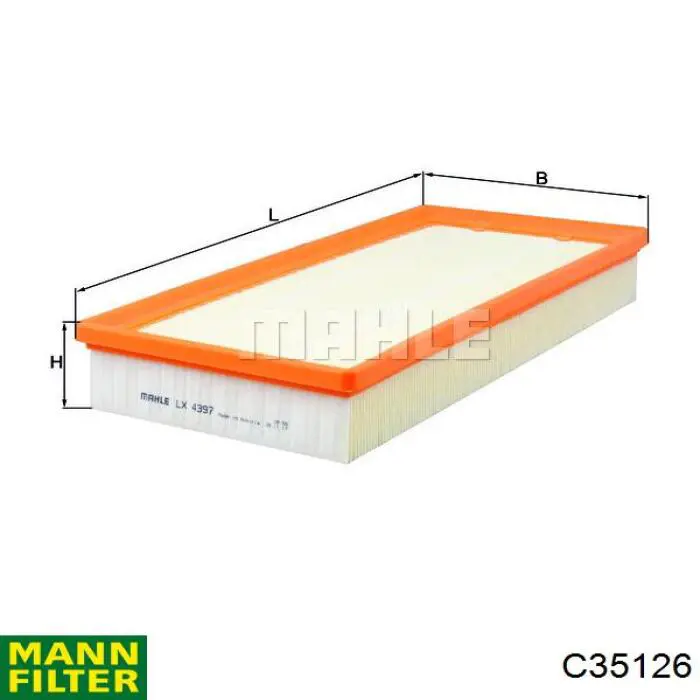 Comprar C35126 Mann-Filter Filtro de aire