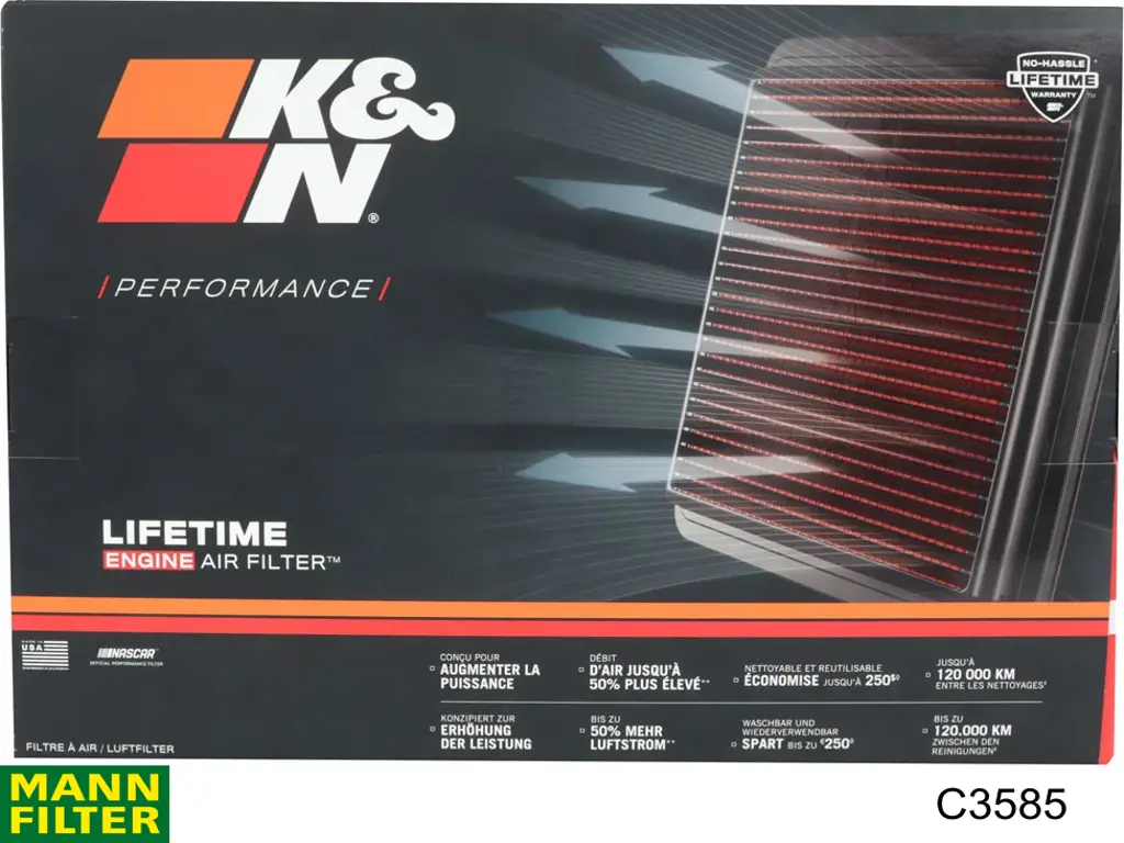 Filtro de aire Peugeot 208 CA, CC