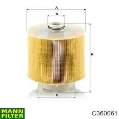 Filtro aire Mann-Filter C360061