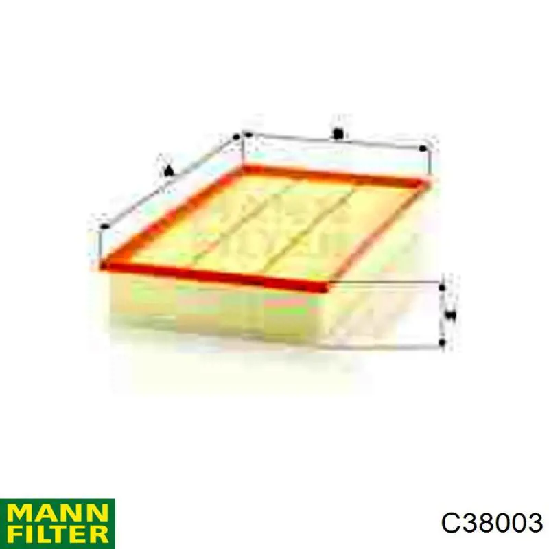 El filtro de aire Mann-Filter C38003 precio, desde 16,03 EUR
