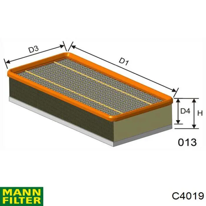 Filtro de aire AF8542 Maxgear