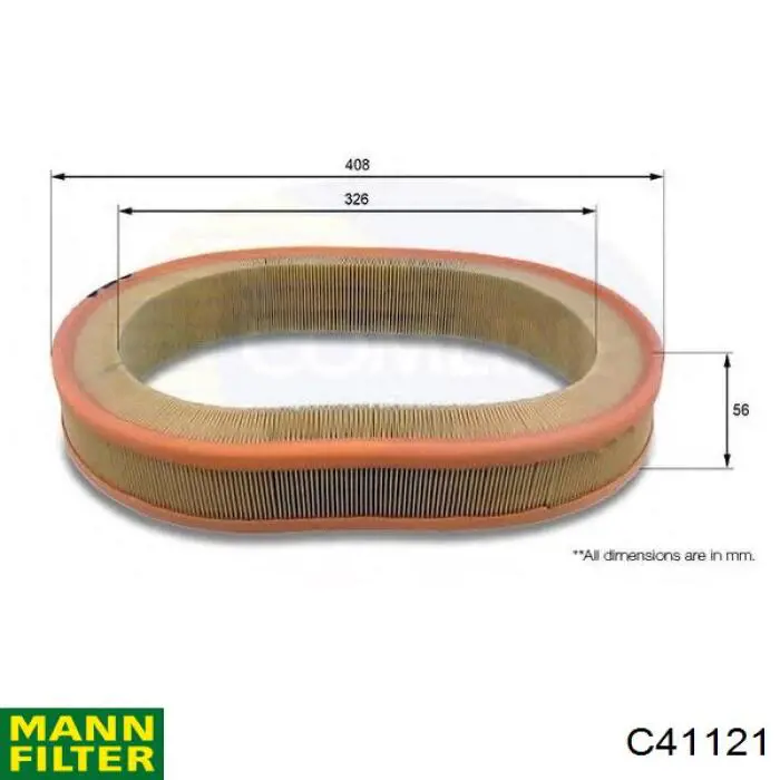 C41121 Mann-Filter filtro de aire