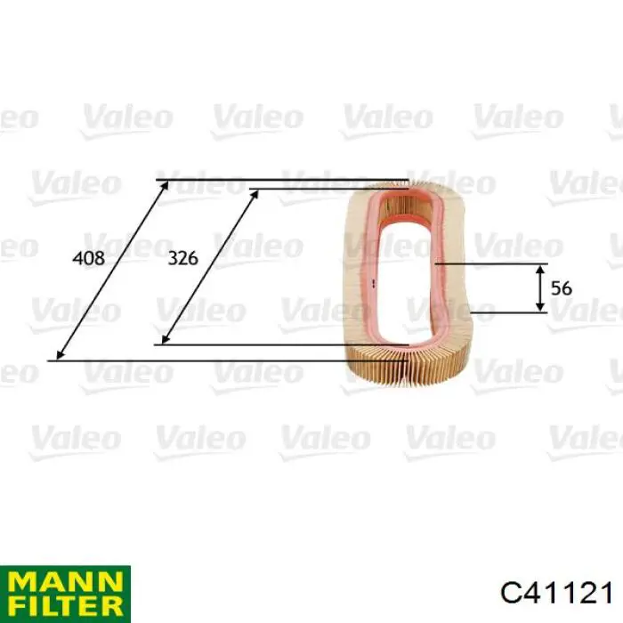 El filtro de aire Mann-Filter C41121 precio, desde 12,17 EUR