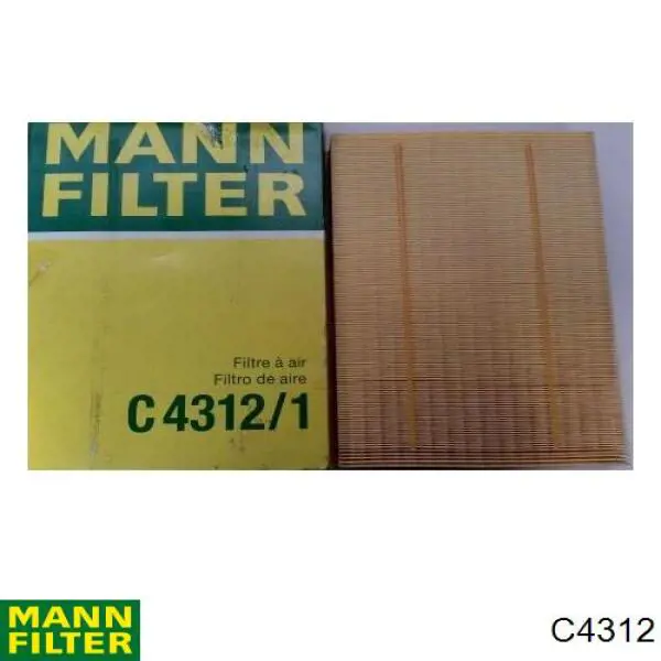 C4312 Mann-Filter Filtro de aire de motor