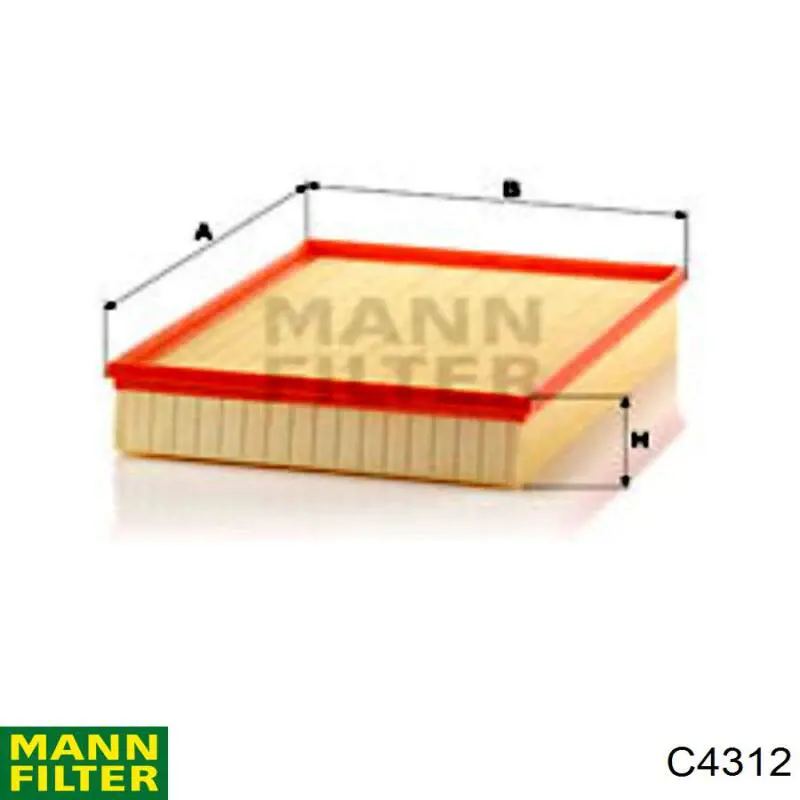 Comprar C4312 Mann-Filter Filtro de aire