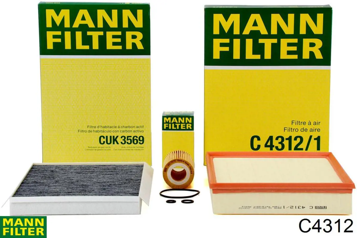 C4312 Mann-Filter filtro de aire