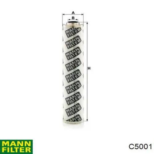 Comprar C5001 Mann-Filter Filtro de carbón activado