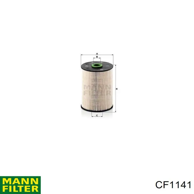 Filtro de aire 2652C847 Perkins