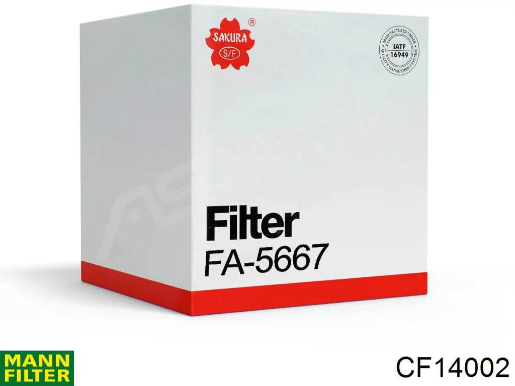 CF14002 Mann-Filter filtro de aire