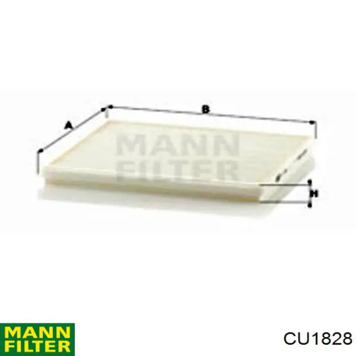 CU 1828 Mann-Filter filtro habitáculo