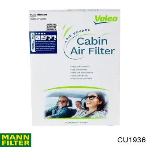 Comprar CU1936 Mann-Filter Filtro de aire del habitáculo