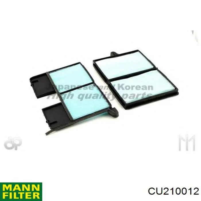 CU210012 Mann-Filter filtro habitáculo