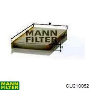 CU210052 Mann-Filter filtro habitáculo