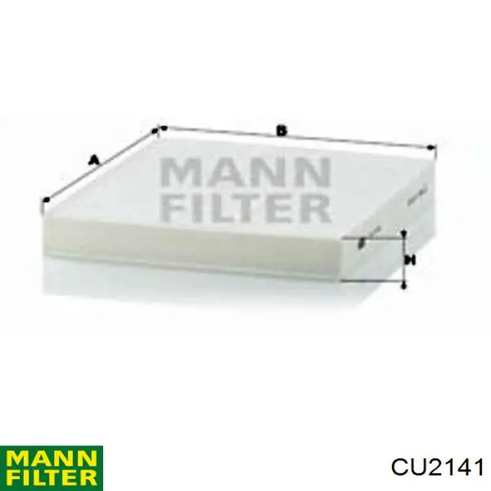 Comprar CU2141 Mann-Filter Filtro de aire del habitáculo