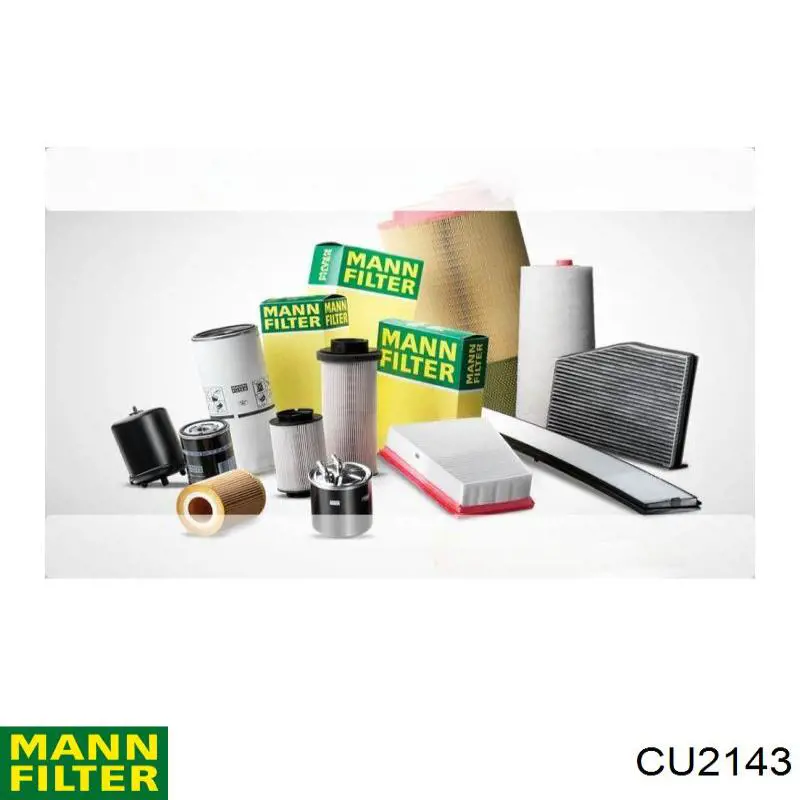 Filtro de cabina Mann-Filter CU2143 precio, desde 7,28 EUR