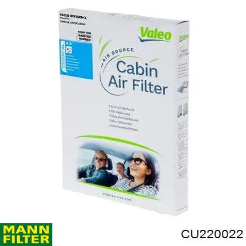 Comprar CU220022 Mann-Filter Filtro de aire del habitáculo