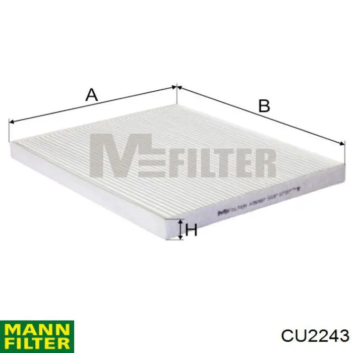 Filtro de habitáculo Opel Corsa X15