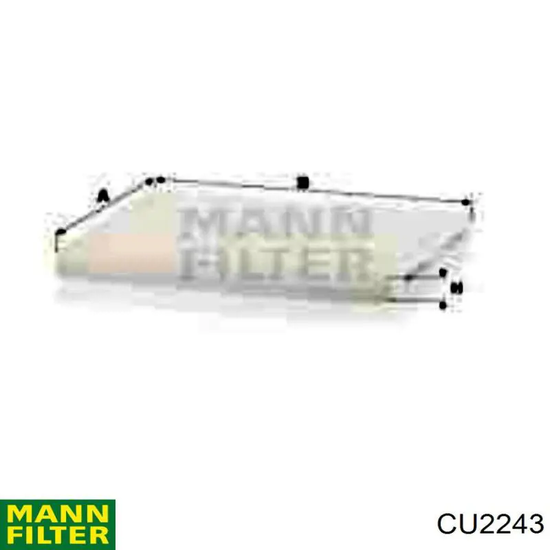 CU2243 Mann-Filter filtro habitáculo