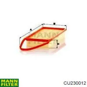 Filtro de cabina Mann-Filter CU230012 precio, desde 10,94 EUR