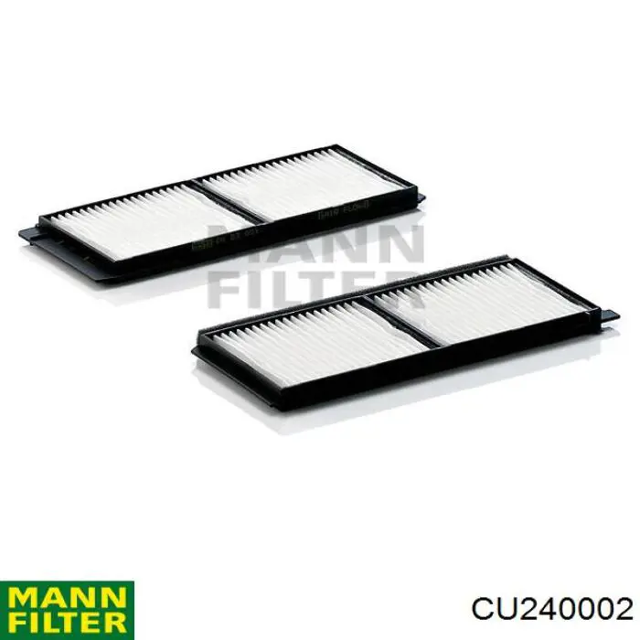 CU240002 Mann-Filter filtro habitáculo