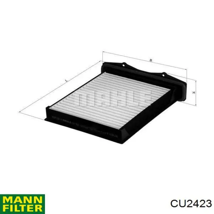 CU 2423 Mann-Filter filtro habitáculo