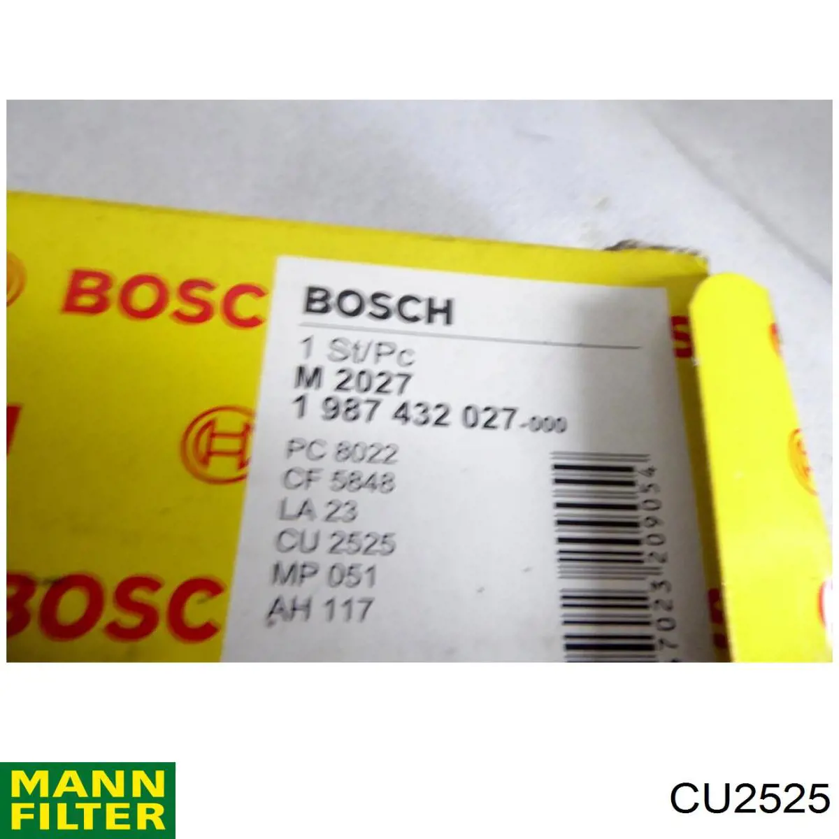 Filtro de polen Mann-Filter CU2525