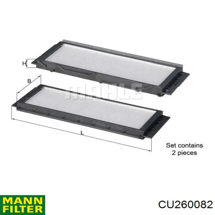 Filtro de habitáculo 5339700 UFI