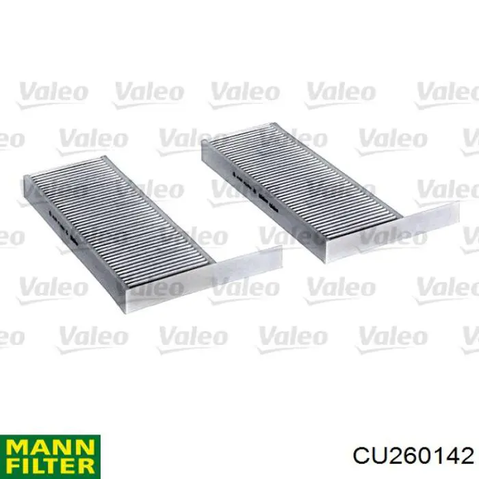 Filtro de cabina Mann-Filter CU260142 precio, desde 10,26 EUR