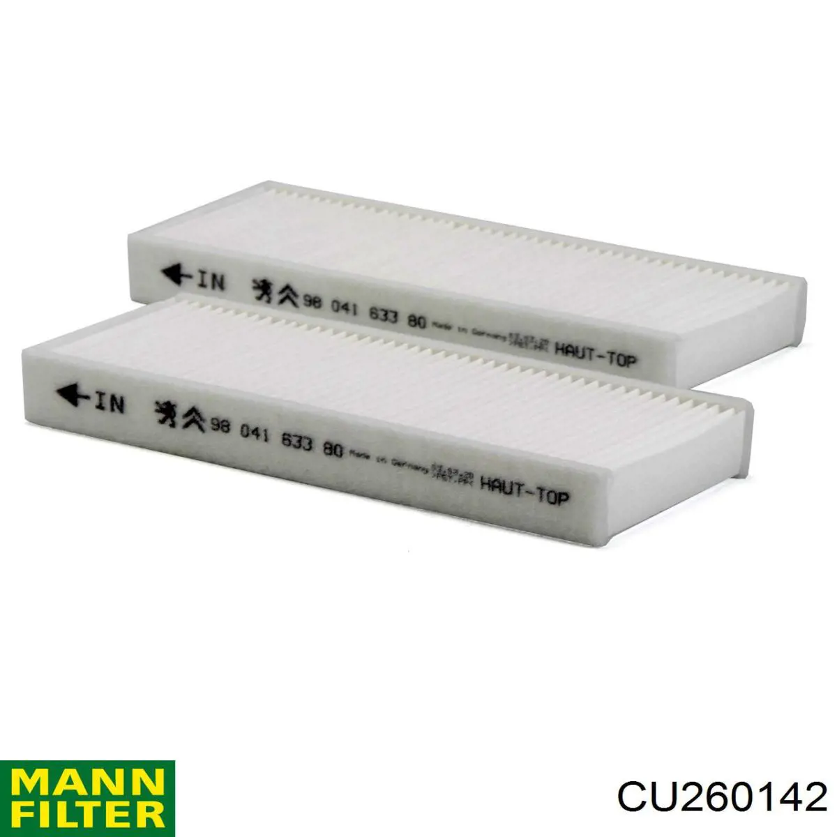 CU260142 Mann-Filter Filtro antipolen