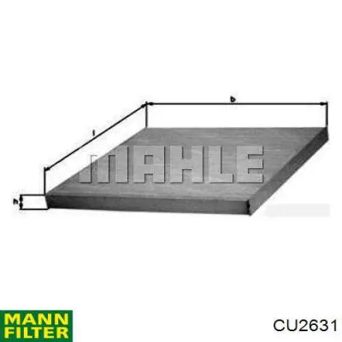 CU2631 Mann-Filter