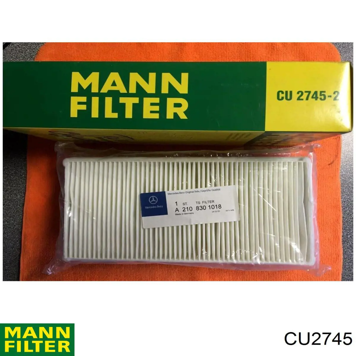CU2745 Mann-Filter filtro habitáculo
