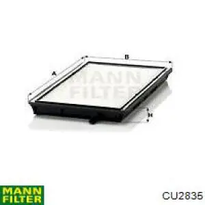 Filtro de cabina Mann-Filter CU2835 precio, desde 9,73 EUR