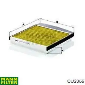 Filtro de cabina Mann-Filter CU2855 precio, desde 7,35 EUR