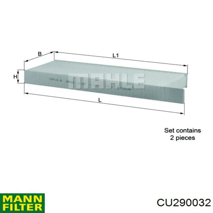 424I0268 Ridex Filtro antipolen