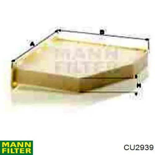 CU2939 Mann-Filter filtro habitáculo