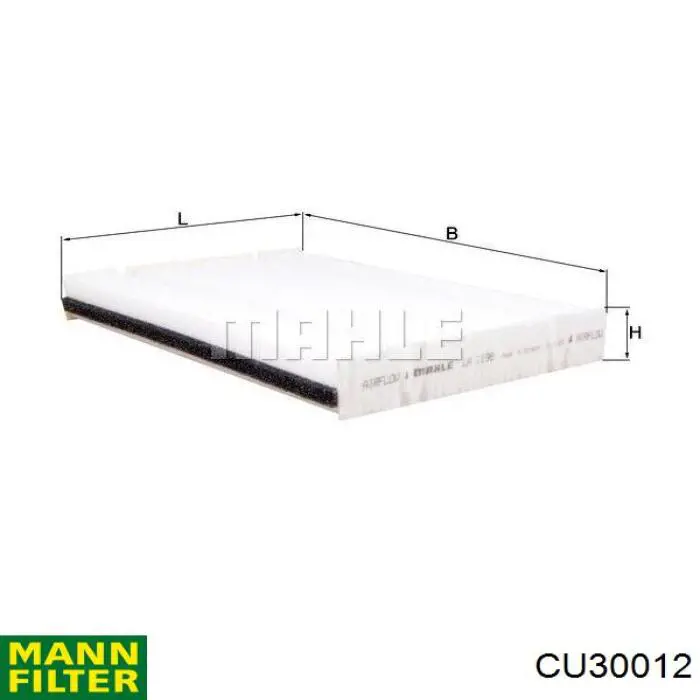 Comprar CU30012 Mann-Filter Filtro de aire del habitáculo
