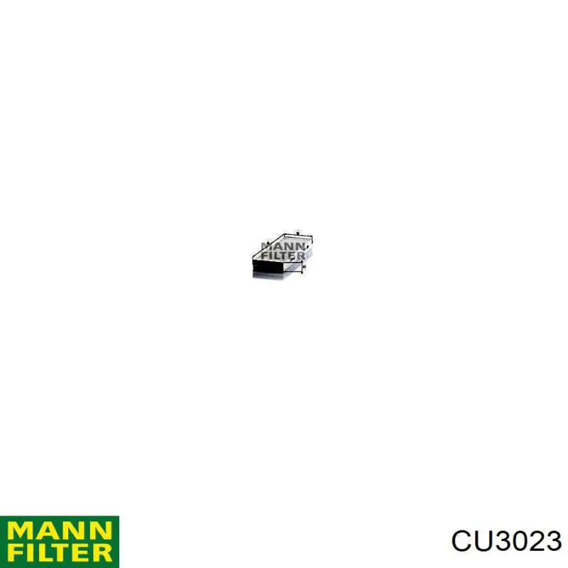 CU3023 Mann-Filter filtro habitáculo