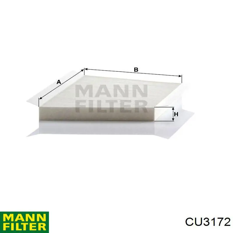 CU3172 Mann-Filter filtro habitáculo
