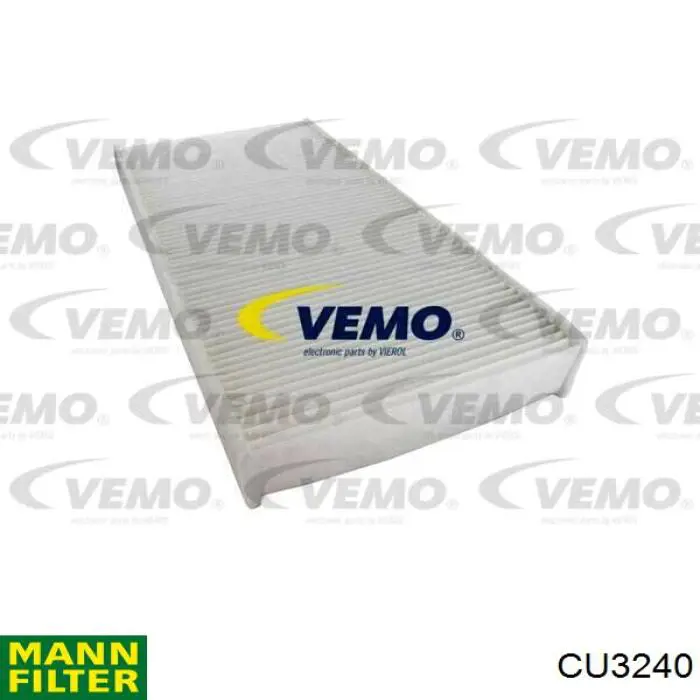 Filtro de cabina Mann-Filter CU3240 precio, desde 8,89 EUR