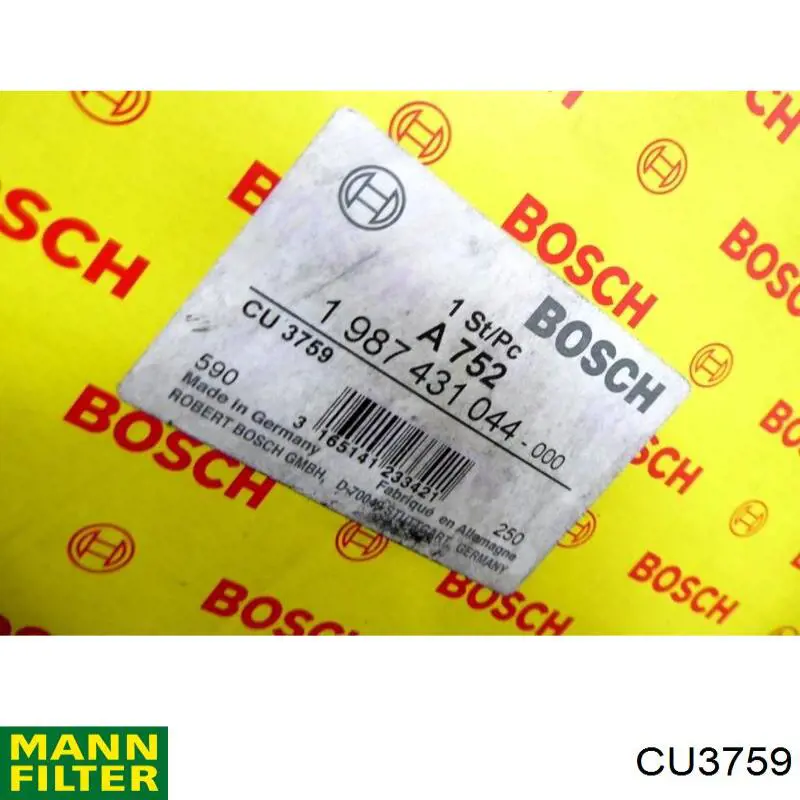 Filtro de polen Mann-Filter CU3759