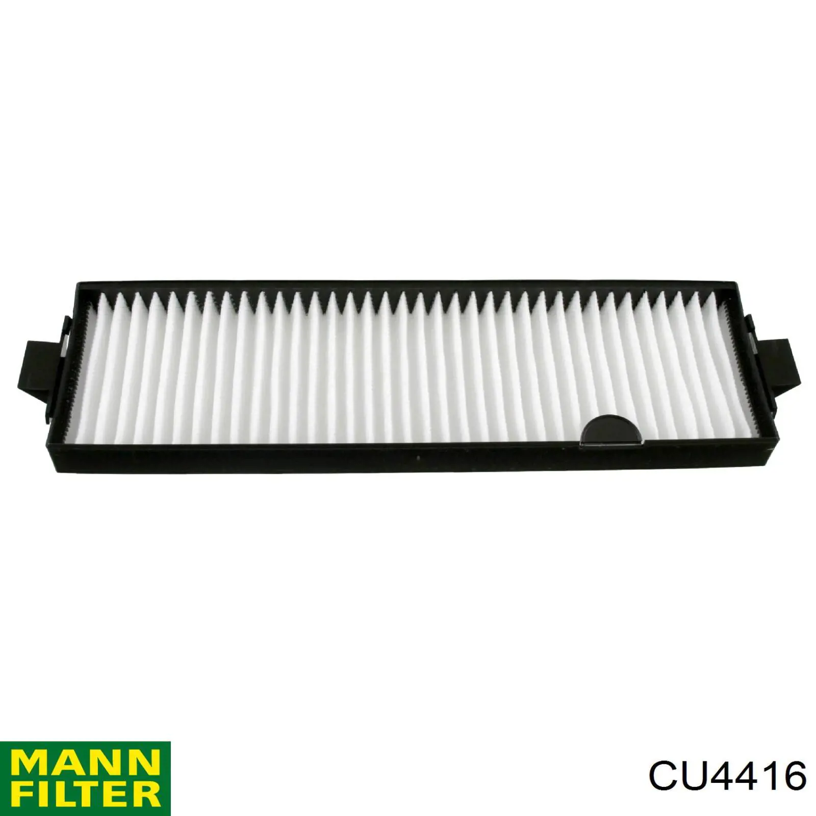 Filtro Aria Cabina MANN-FILTER CU 4416, Antipolline E Antiparticolato, Qualità Originale, Dimensioni 441x126x30 Mm