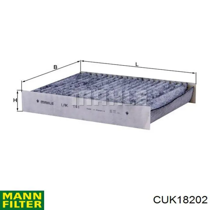 CUK 1820-2 Mann-Filter filtro habitáculo